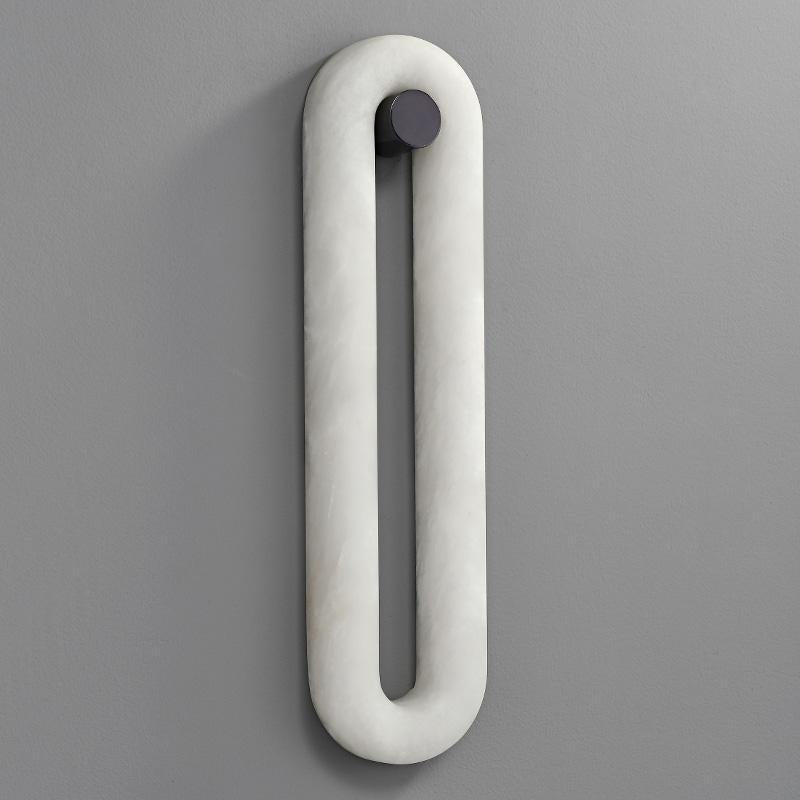 Mydorel Modern Minimalist Brass Alabaster Wall Lamp - Lamp Copper
