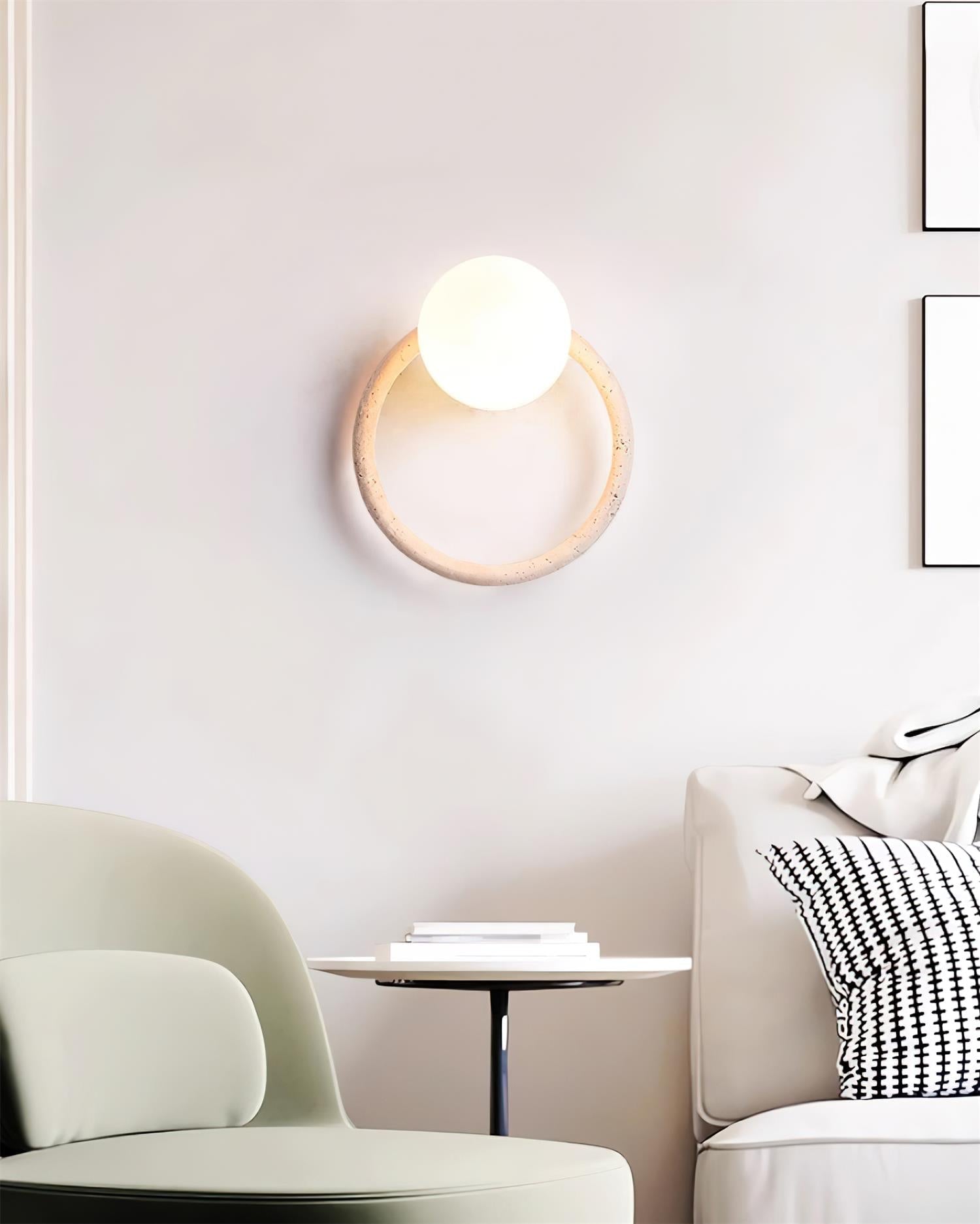 Geylo Travertine Wing Wall Light - Letslighting