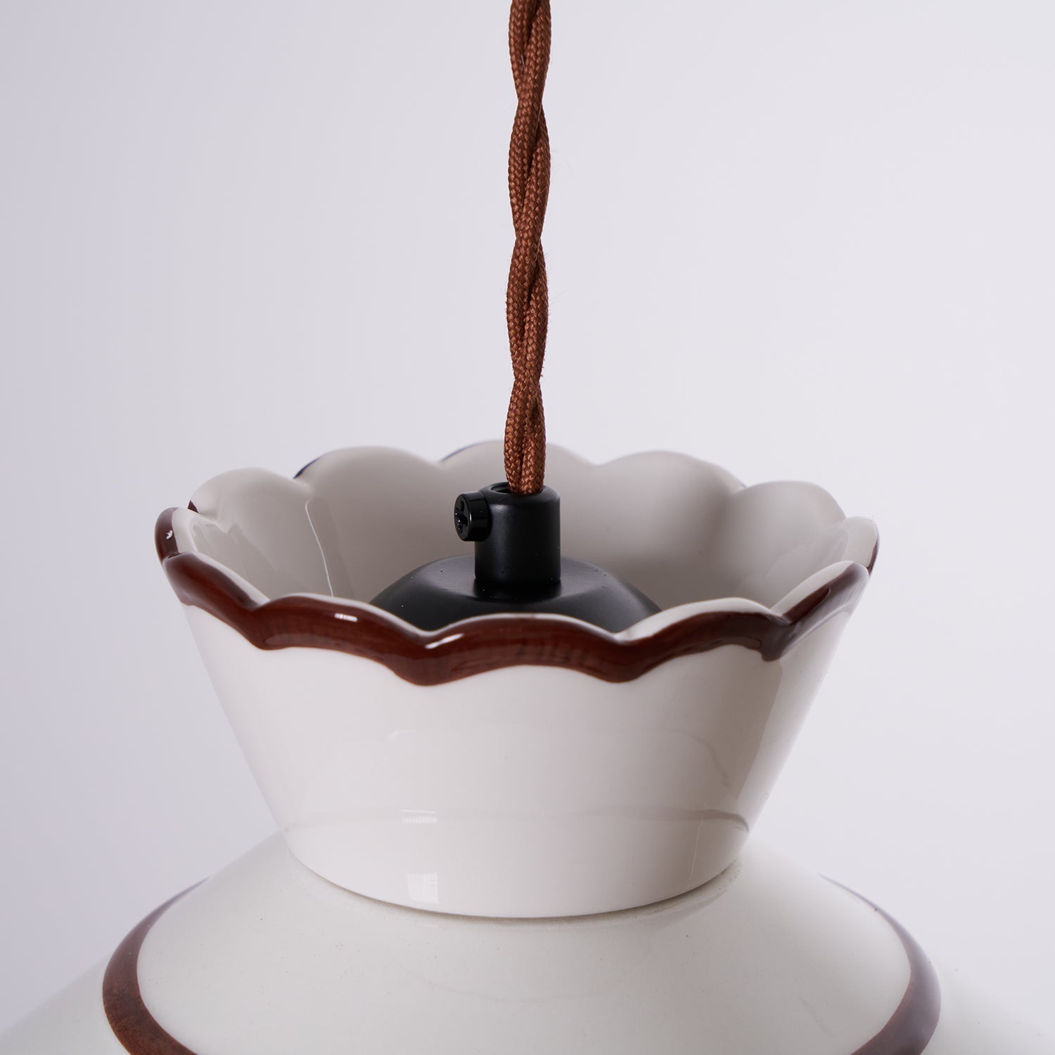 Olivia Lampade a Sospensione Retrò in Ceramica
