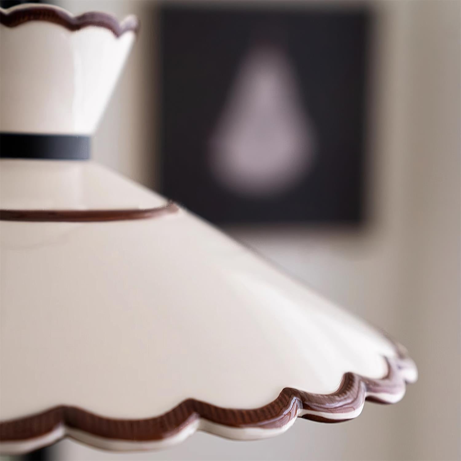 Olivia Lampade a Sospensione Retrò in Ceramica
