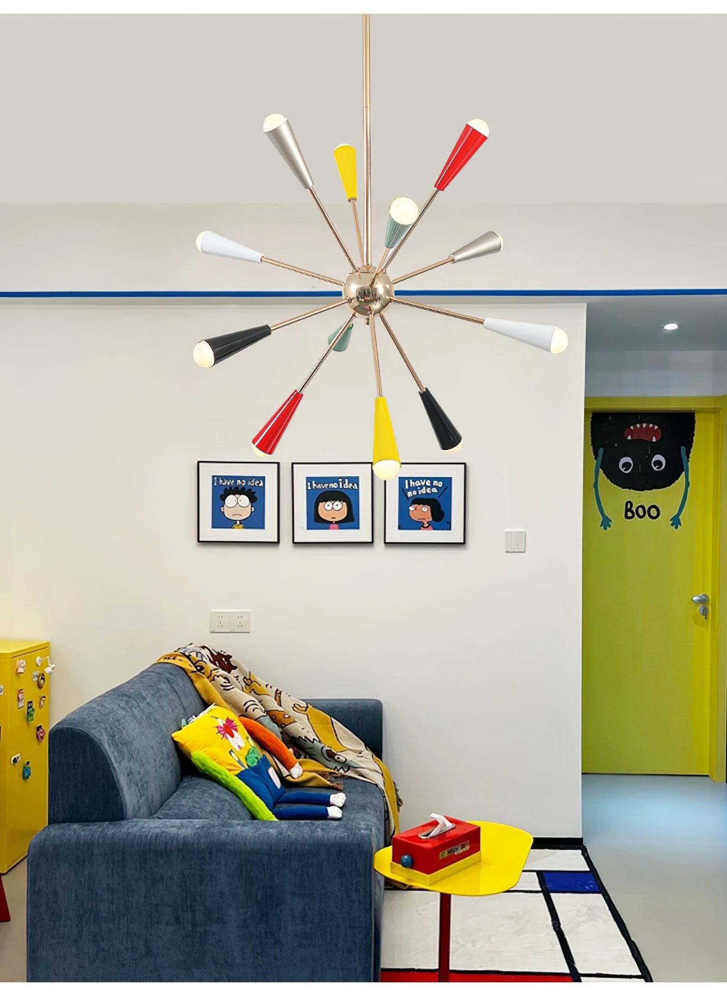 Firework Pop Chandelier - Blowlighting