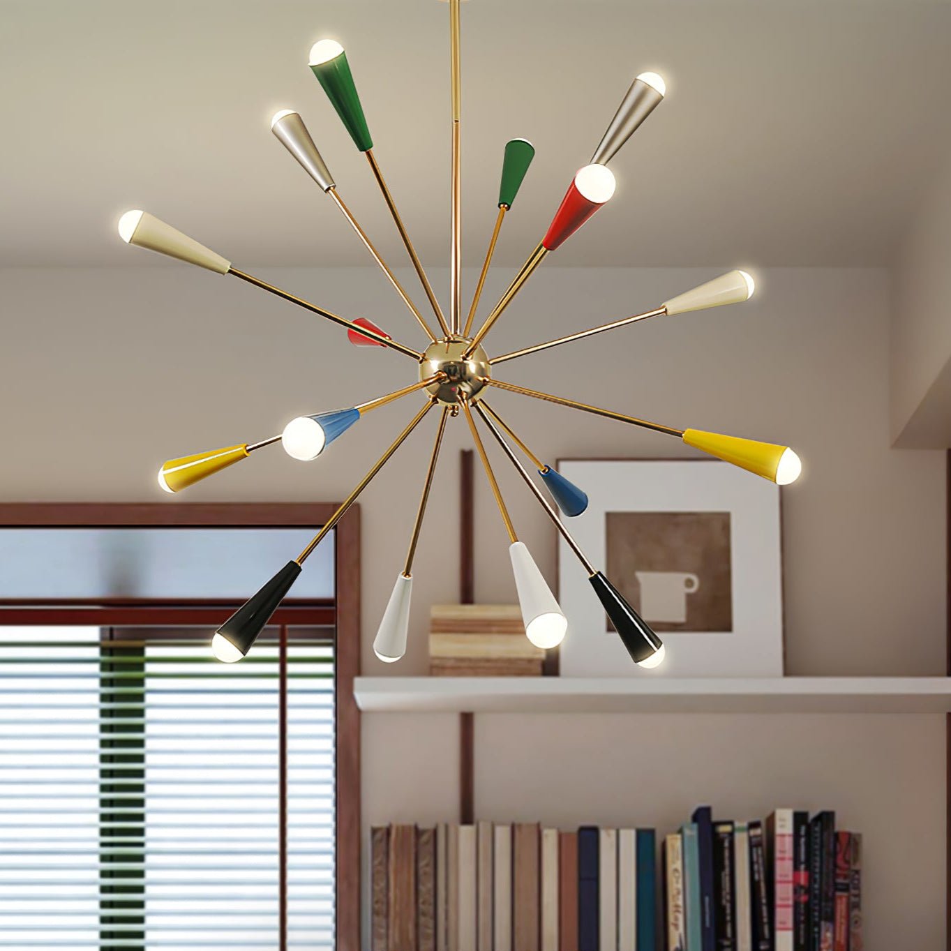 Firework Pop Chandelier - Blowlighting