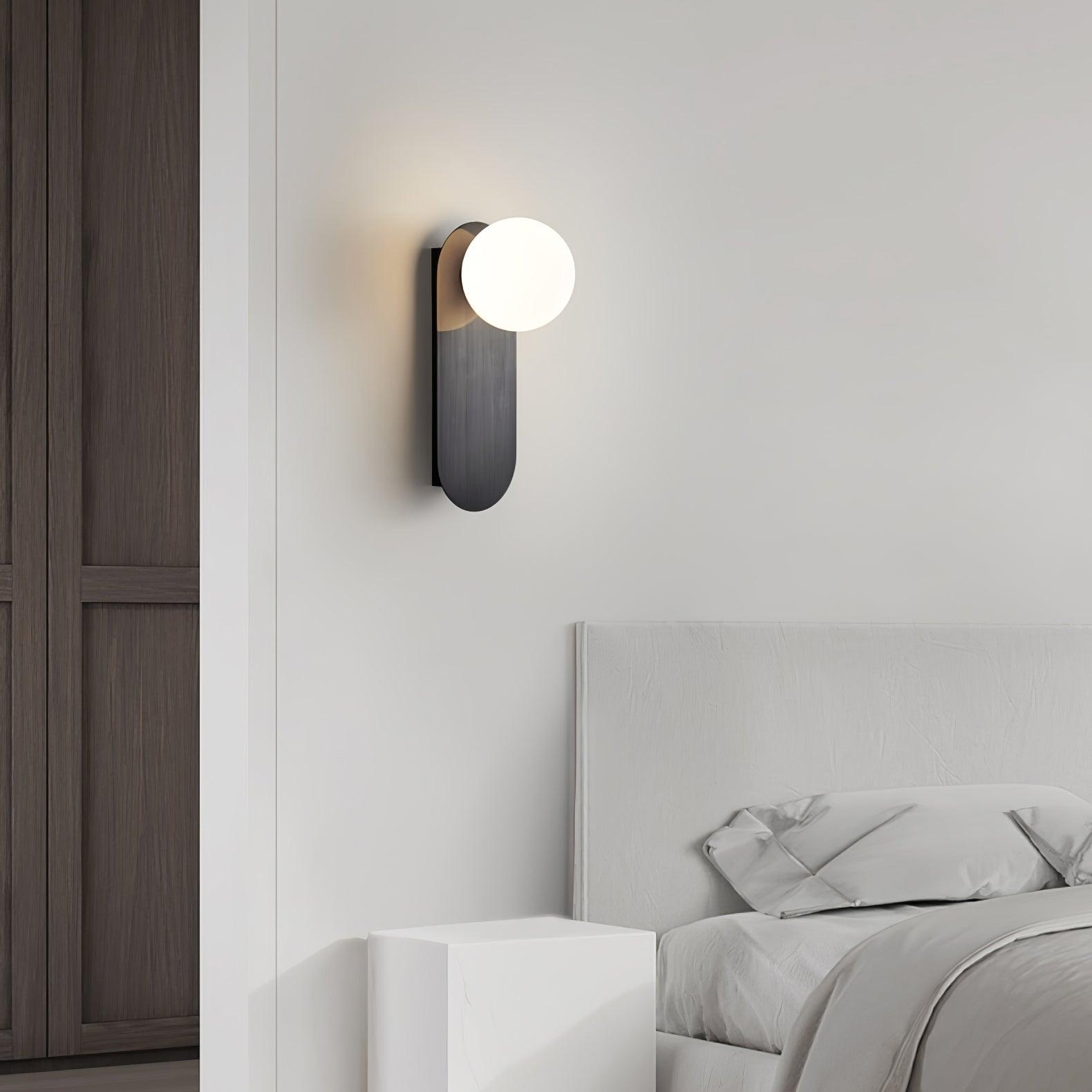 Flat Base Globe Sconce - Blowlighting