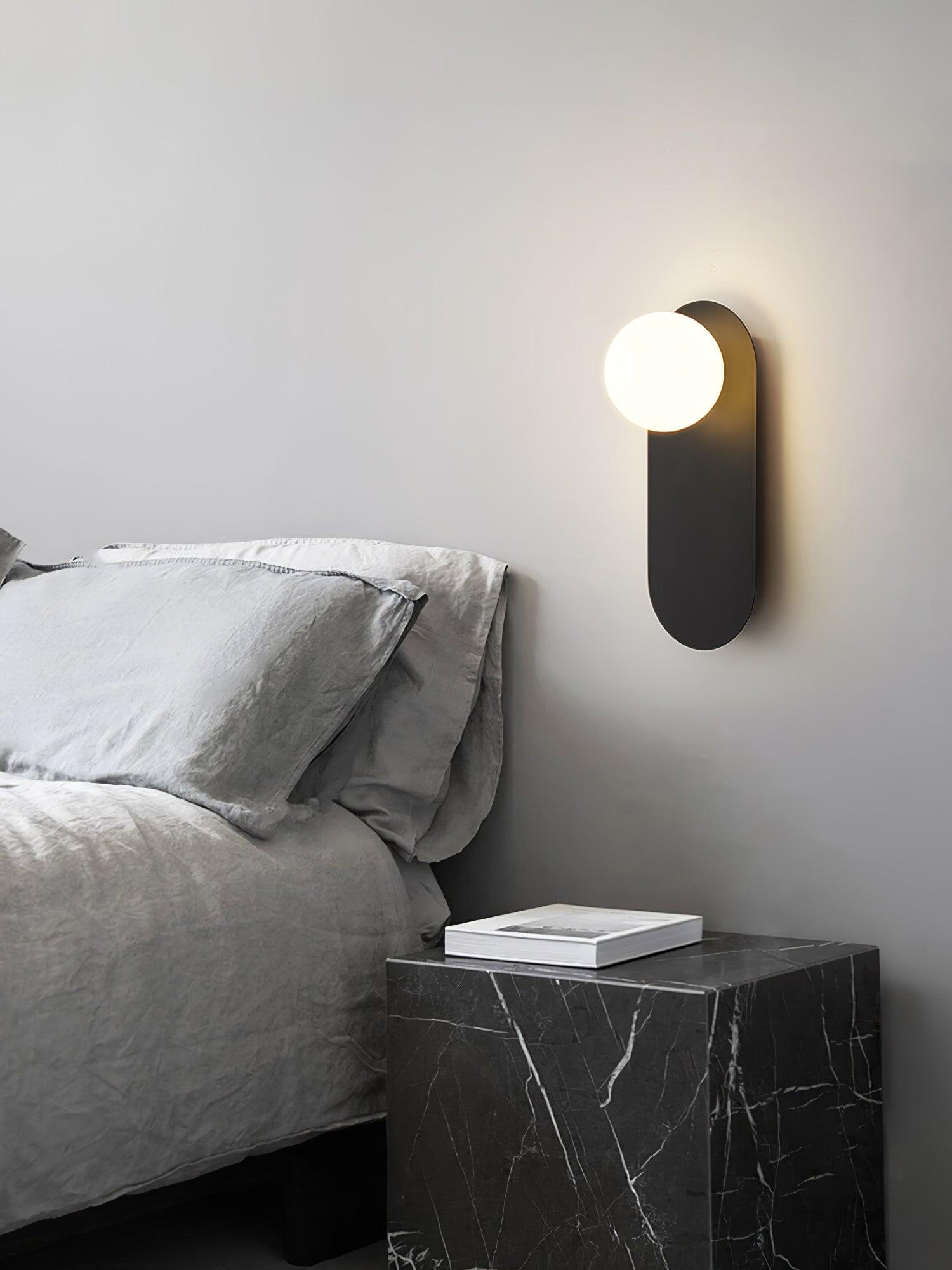 Flat Base Globe Sconce - Blowlighting