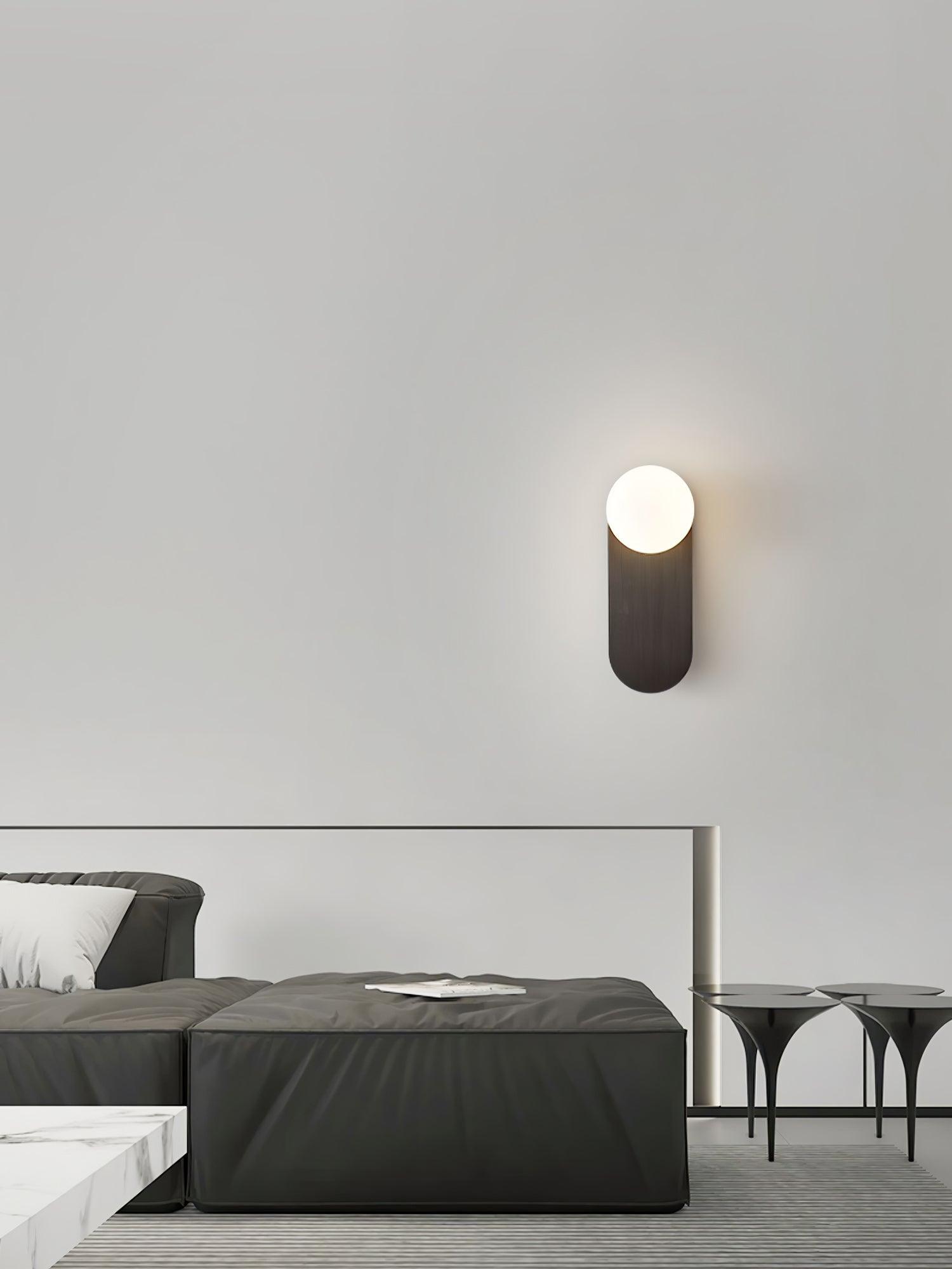 Flat Base Globe Sconce - Blowlighting