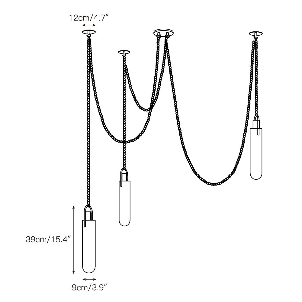 Uphaos Modern Minimalist Alabaster Metal Pendant Lamp - Lamp Copper