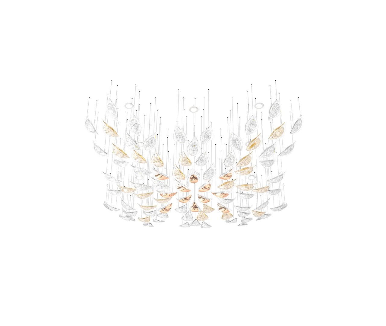 Avynen Crystal Petal Chandelier - Blowlighting