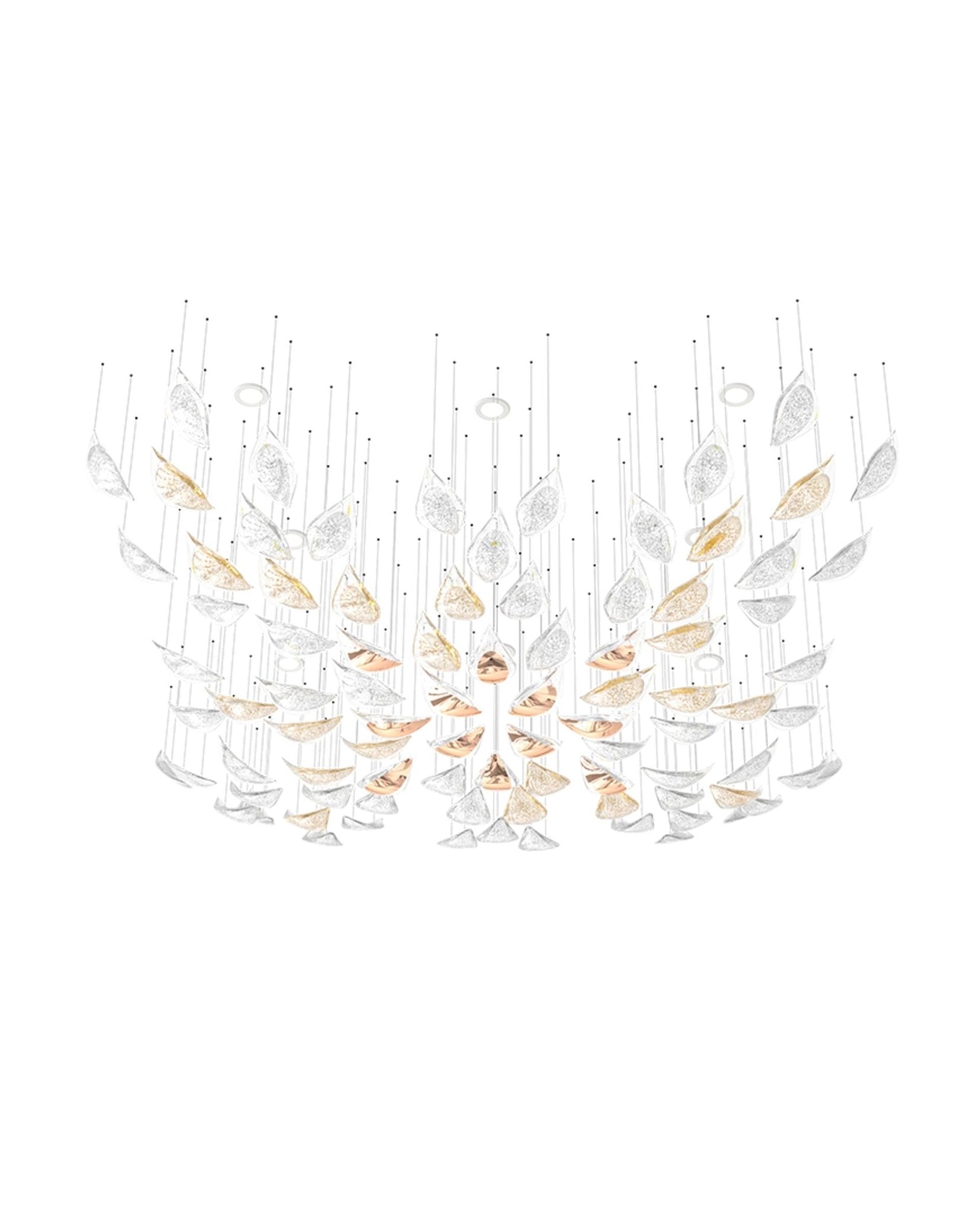 Avynen Crystal Petal Chandelier - Blowlighting
