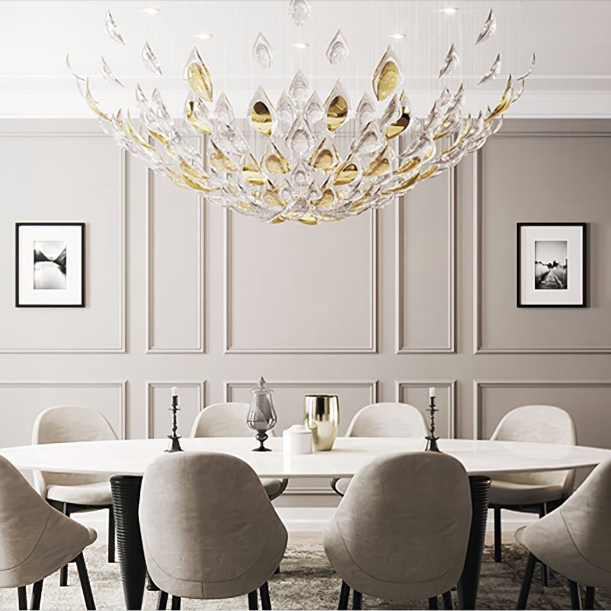 Avynen Crystal Petal Chandelier - Blowlighting