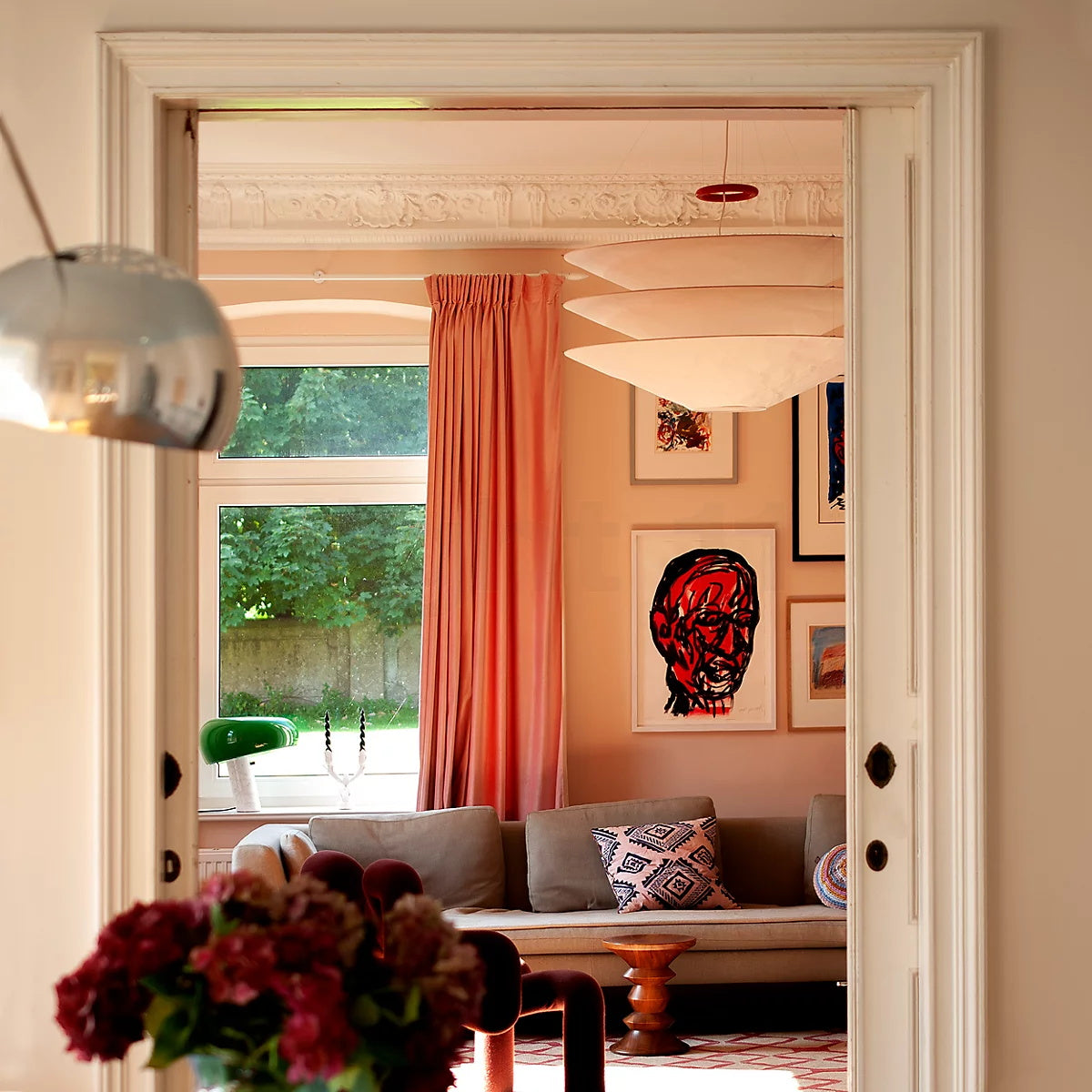 Zomarion Individual Creativity Paper Metal Pendant Light - Lamp Copper