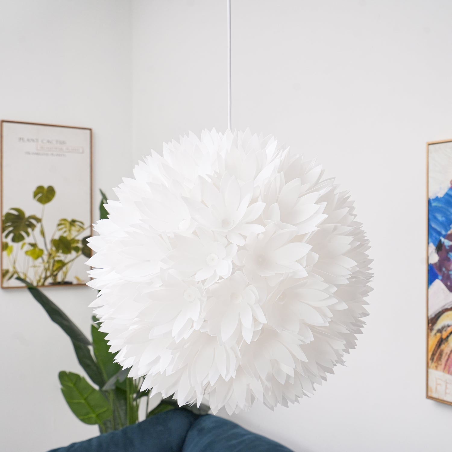 Flowers Ball Pendant Light - Blowlighting