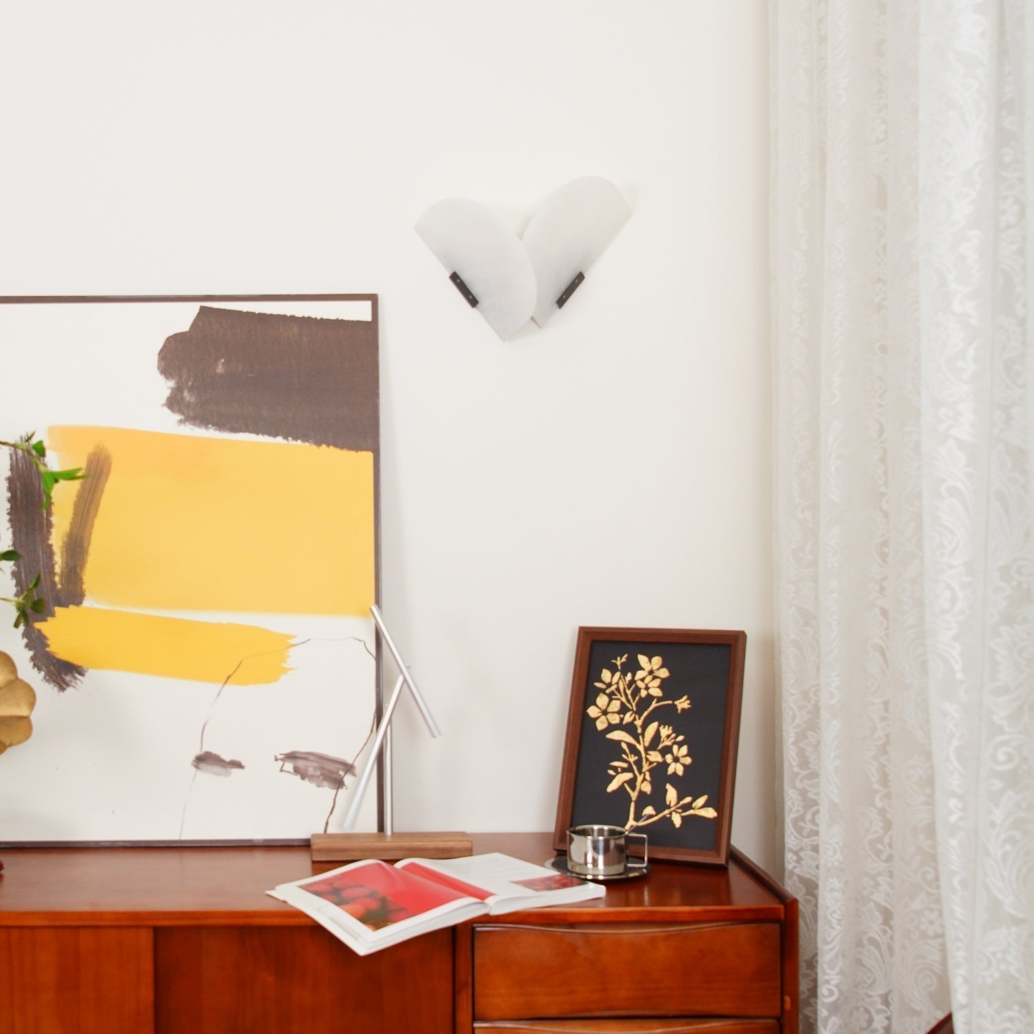 Cevelaris Heart Alabaster Wall Light - Neutralighting