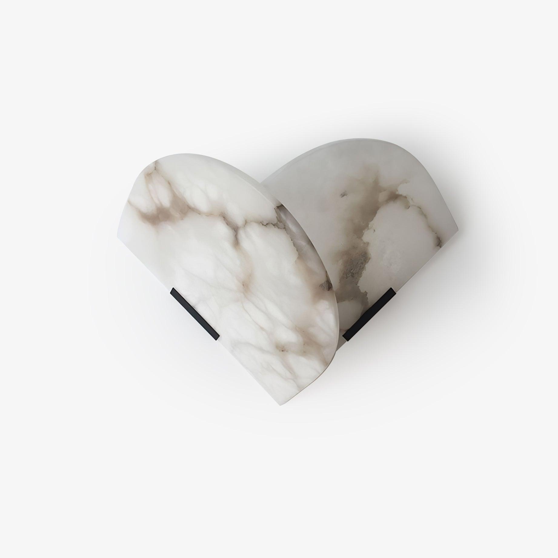 Cevelaris Heart Alabaster Wall Light - Neutralighting