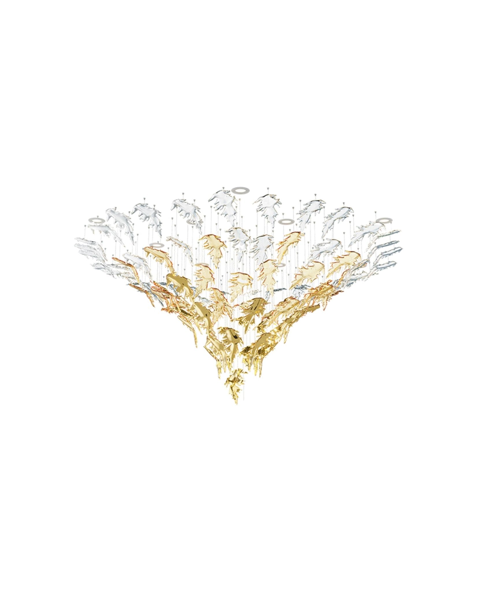 Cosolion Bird Glass Chandelier - Blowlighting