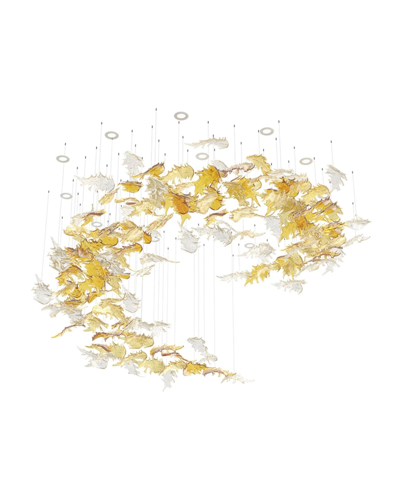 Cosolion Bird Glass Chandelier - Blowlighting