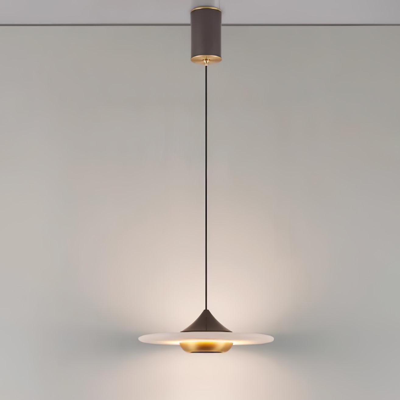 Flying Saucer Marble Pendant Lamp - Blowlighting