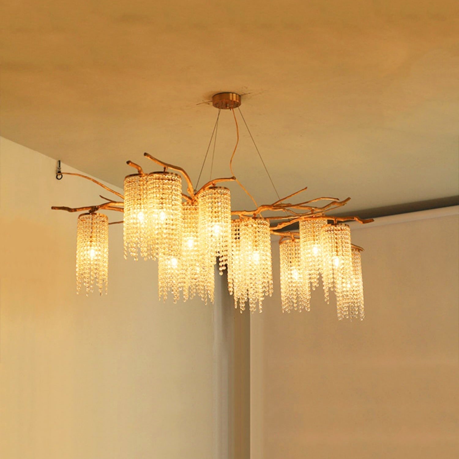 Avvariel Organic Brass Chandelier - Blowlighting