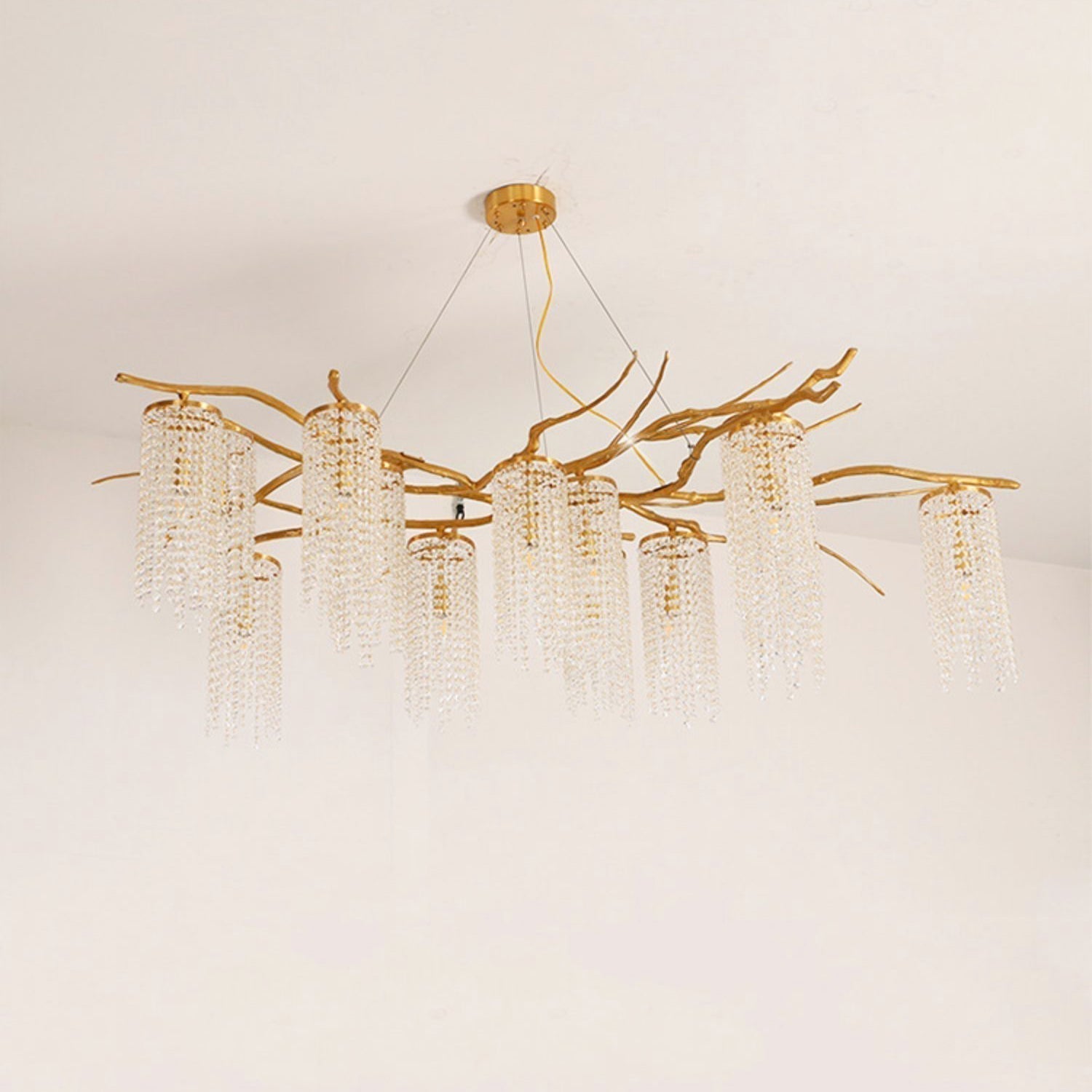 Avvariel Organic Brass Chandelier - Blowlighting