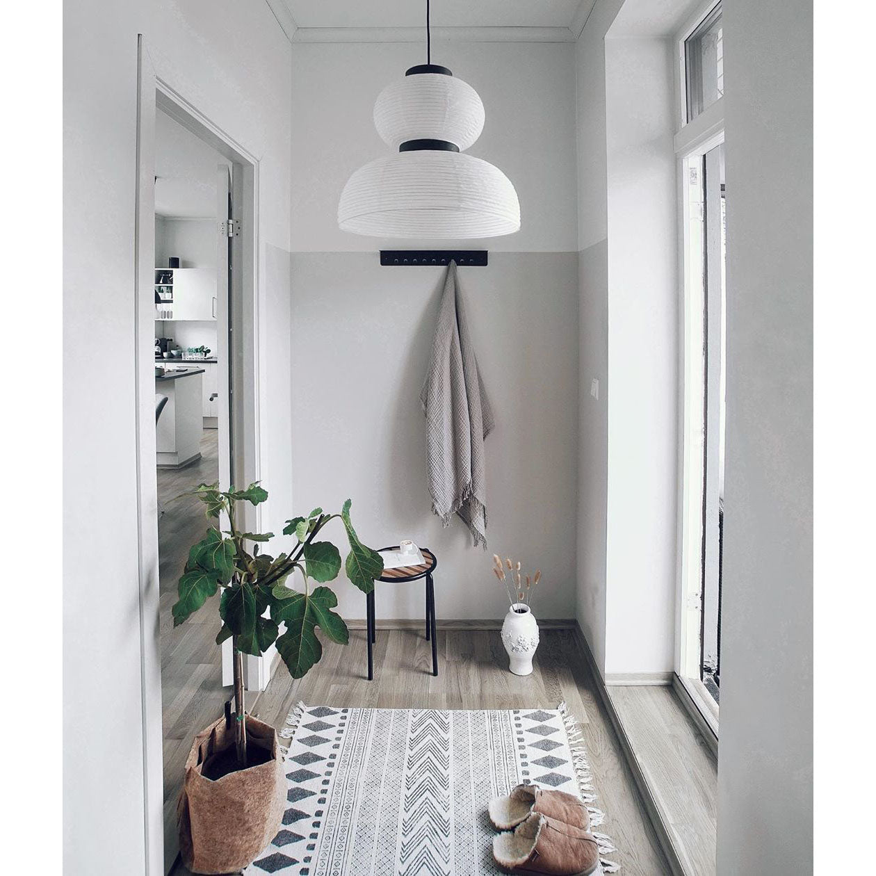 Cutheion Individual Creativity Rice Paper Pendant Lamp - Lamp Copper