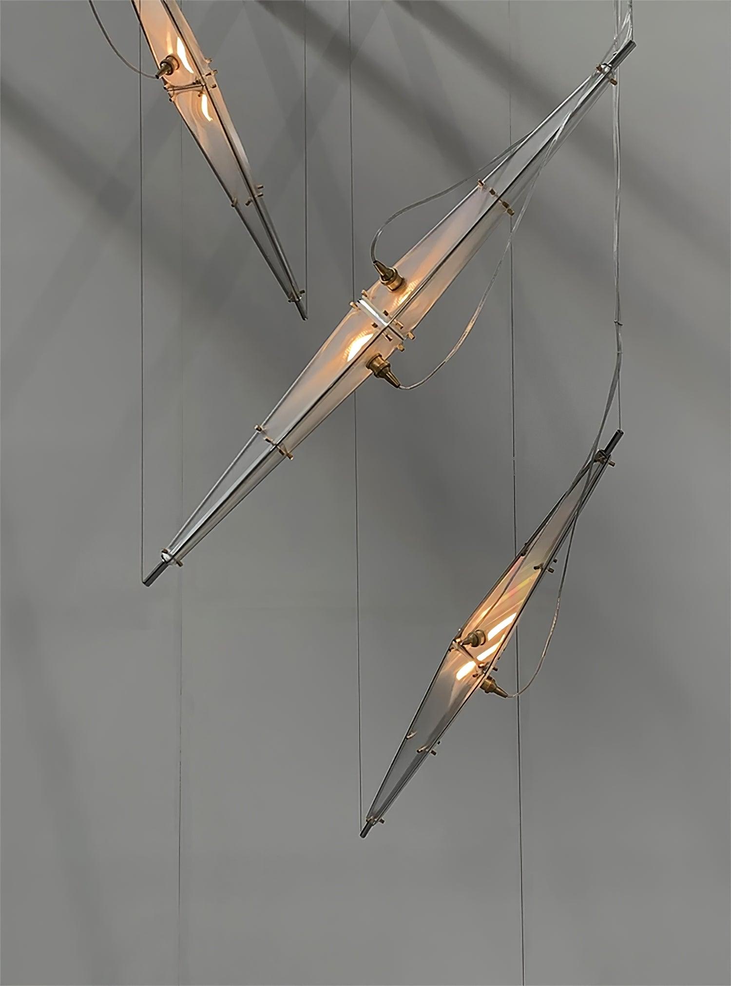 Adan Modern Minimalist Art Metal Pendant Lamp - Blowlighting