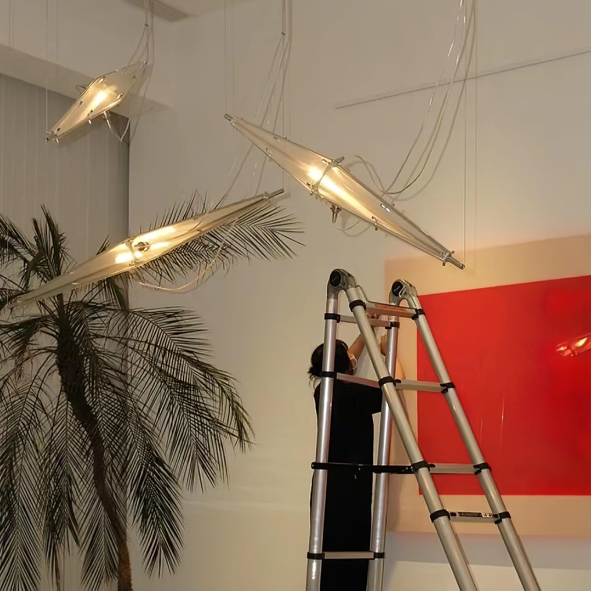 Adan Modern Minimalist Art Metal Pendant Lamp - Blowlighting