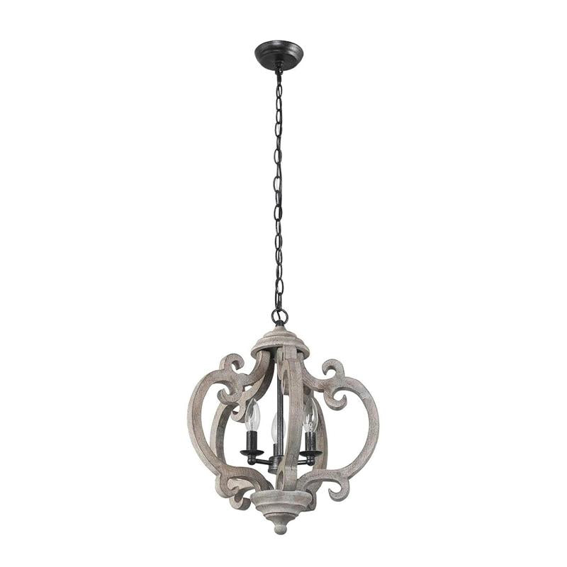 Myviniel Vintage Industrial Wooden Metal Pendant Lamp - Lamp Copper