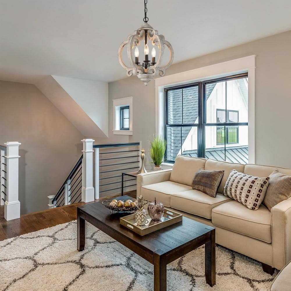 Myviniel Vintage Industrial Wooden Metal Pendant Lamp - Lamp Copper