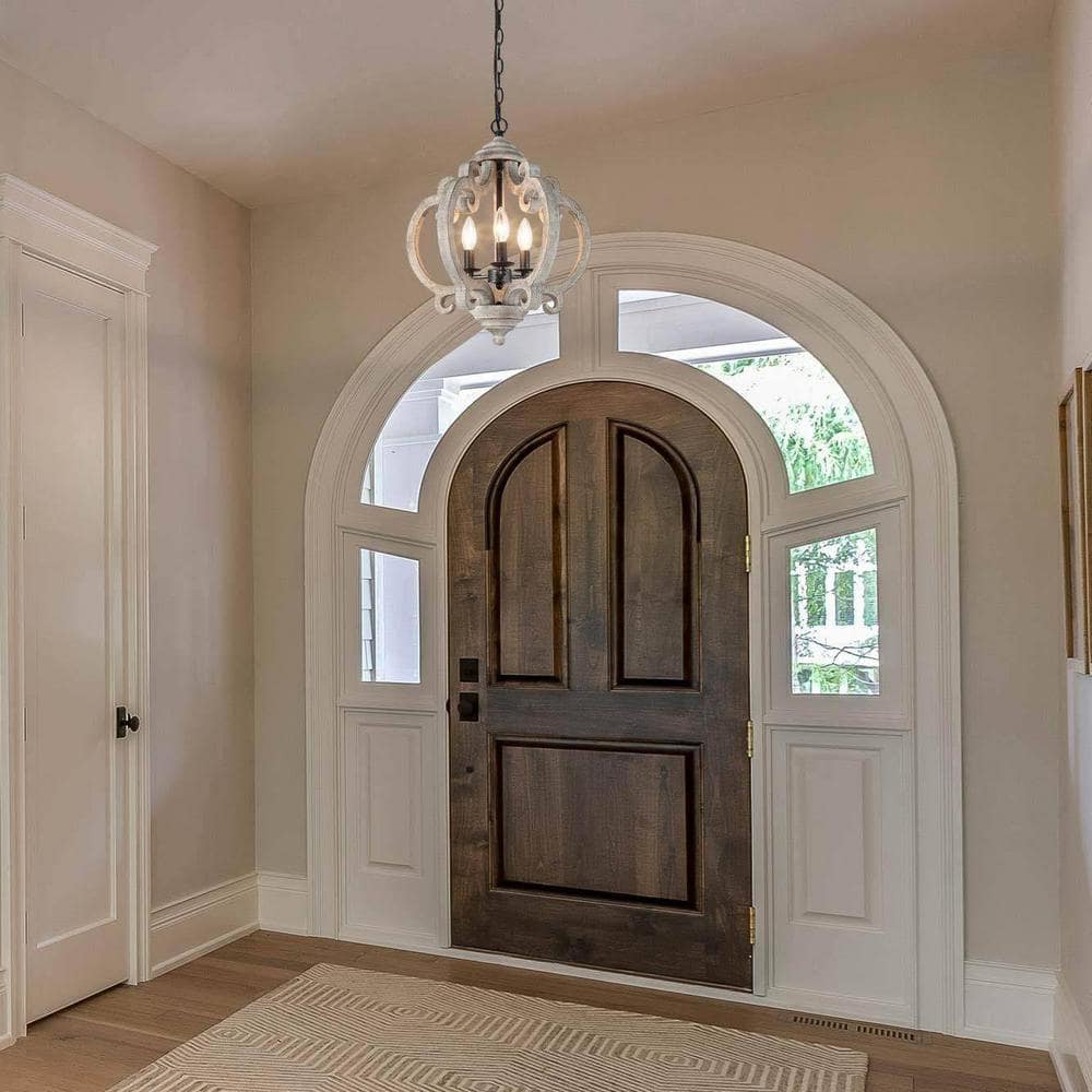 Myviniel Vintage Industrial Wooden Metal Pendant Lamp - Lamp Copper