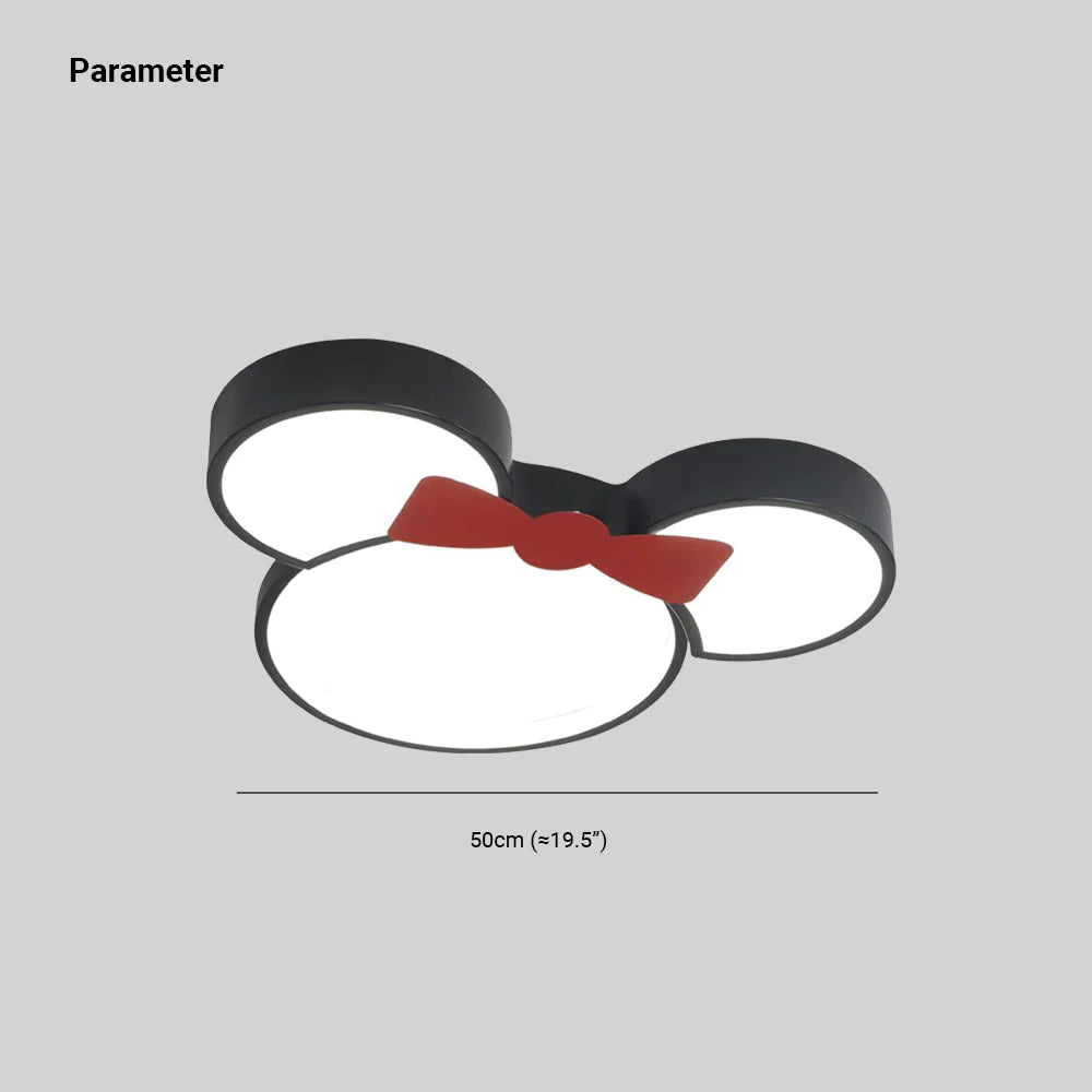 Arisha Cartoon Plafoniere da Incasso Mouse Metal Acrylic Soggiorno