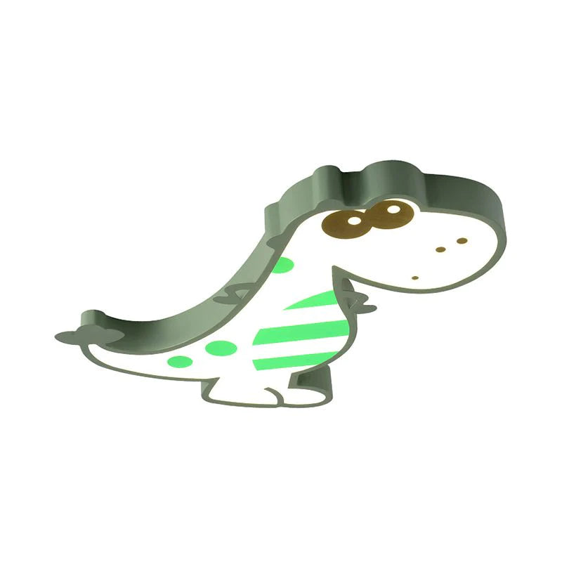 Arisha Moderno Arishao Drago Bambini Plafoniere Acrilico Verde/Rosa Soggiorno