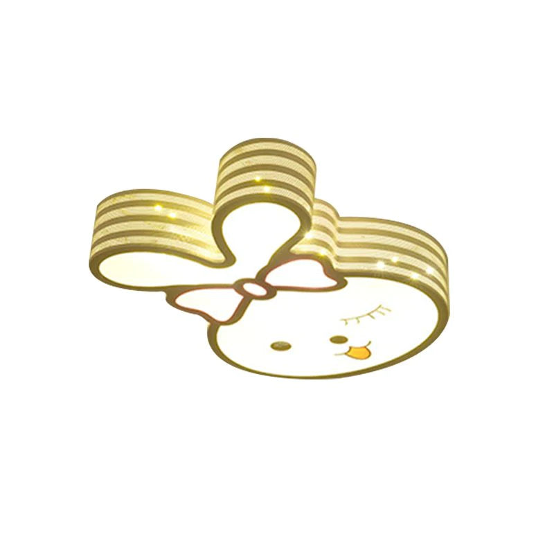 Arisha Moderno Arcobaleno/Coniglio Plafoniere Acrilico Oro Soggiorno