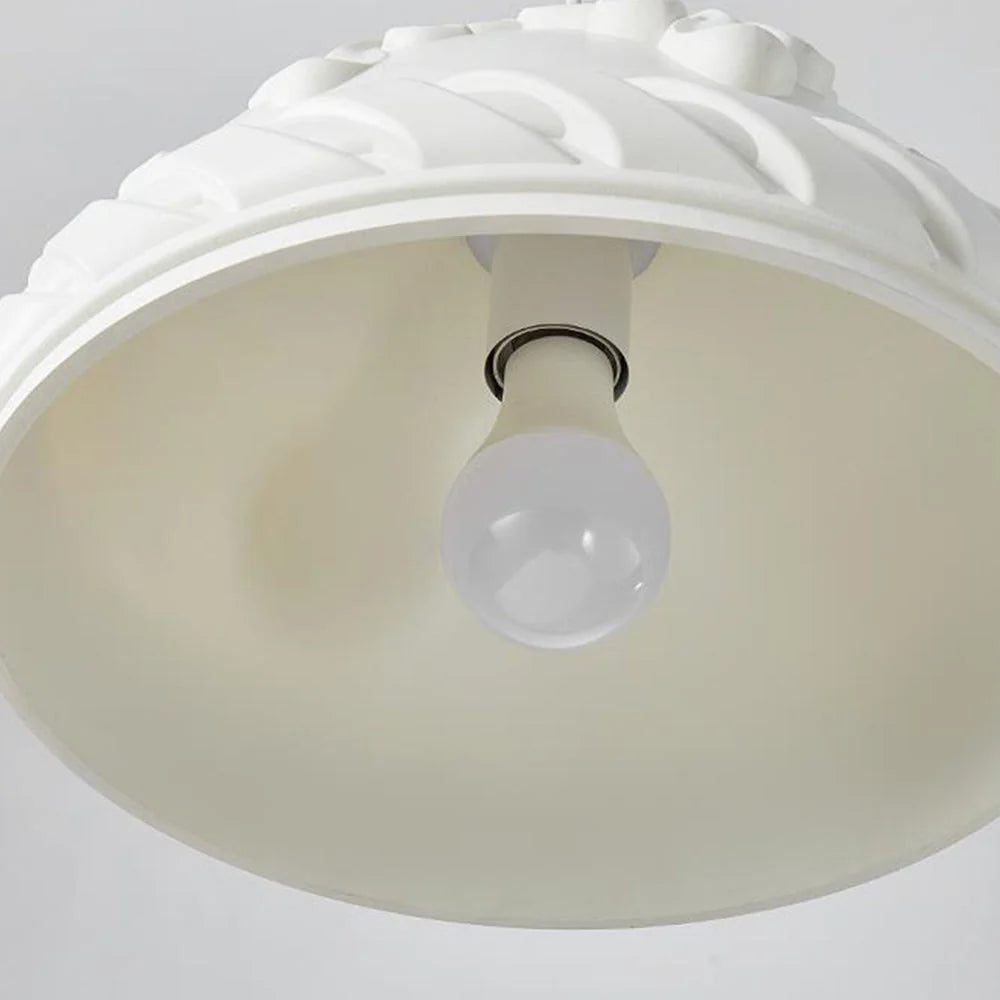 Aria Classica Metallo Resina Sospensione Bianco Soggiorno Camera da letto Ristorante