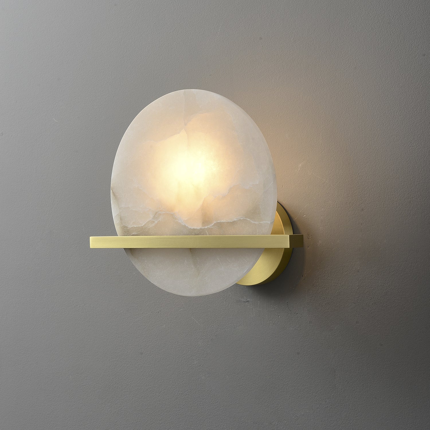 Vomiror Sphere Alabaster Wall Light - Neutralighting