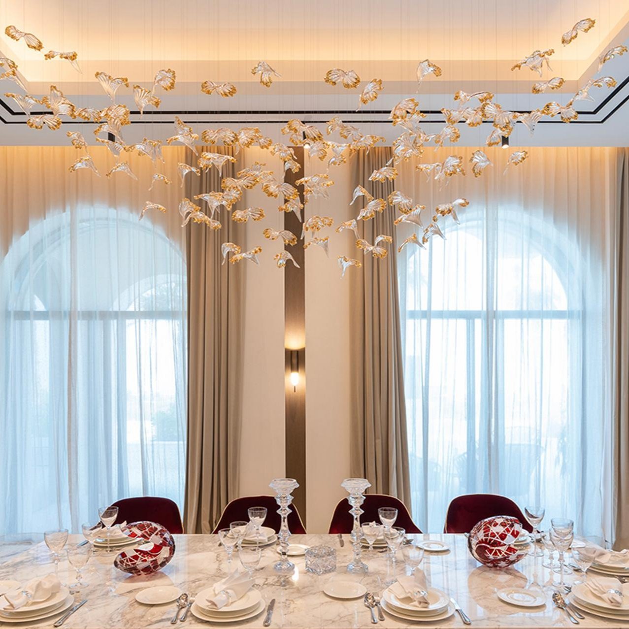 Citalora Crystal Cluster Pendant Light Chandelier - Blowlighting