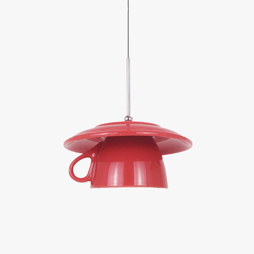 Valentina Moderno Colorato Tazza Ceramica Lampade a Sospensione Soggiorno