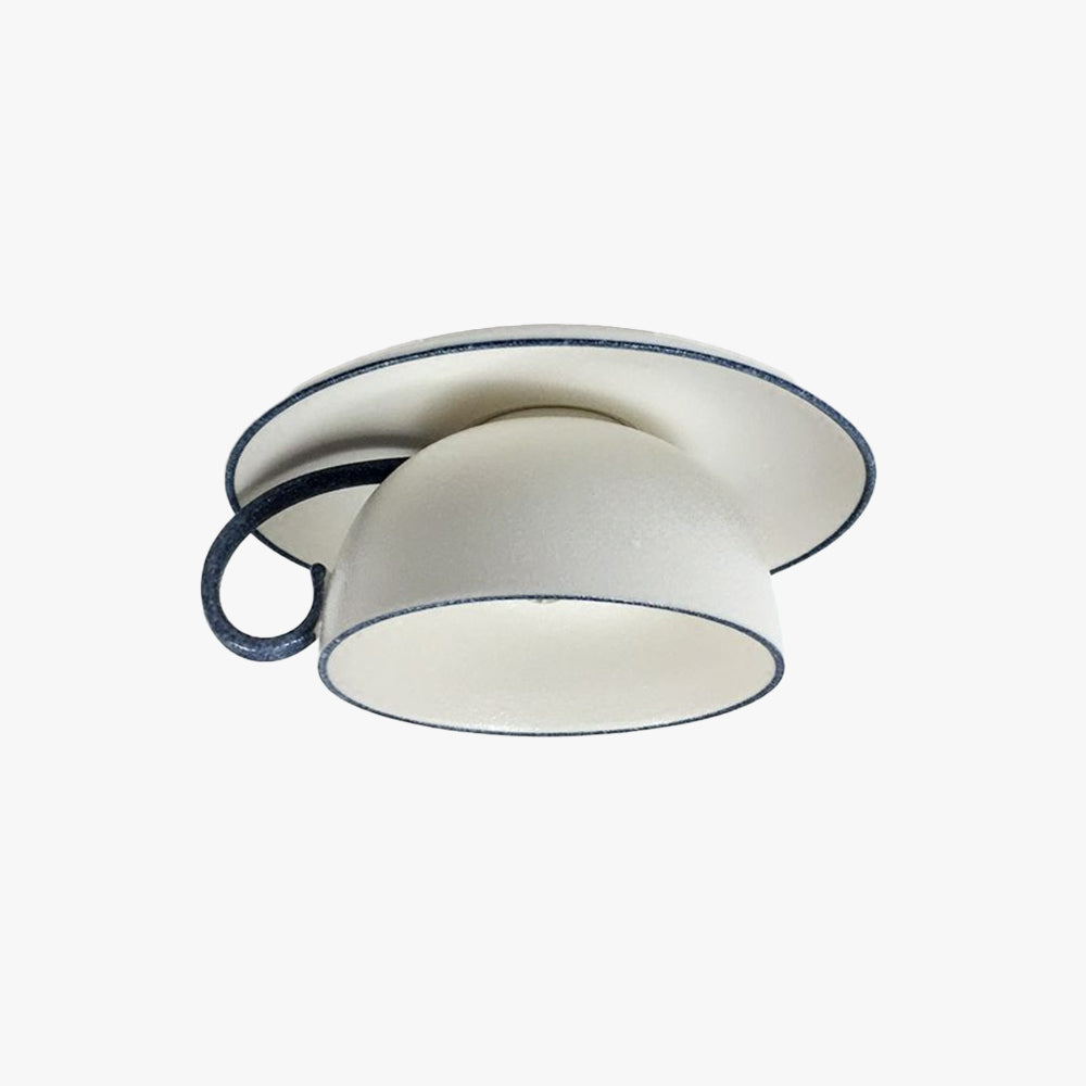 Arisha Moderno Smalto Tazza Ceramica Plafoniere Camera da Letto