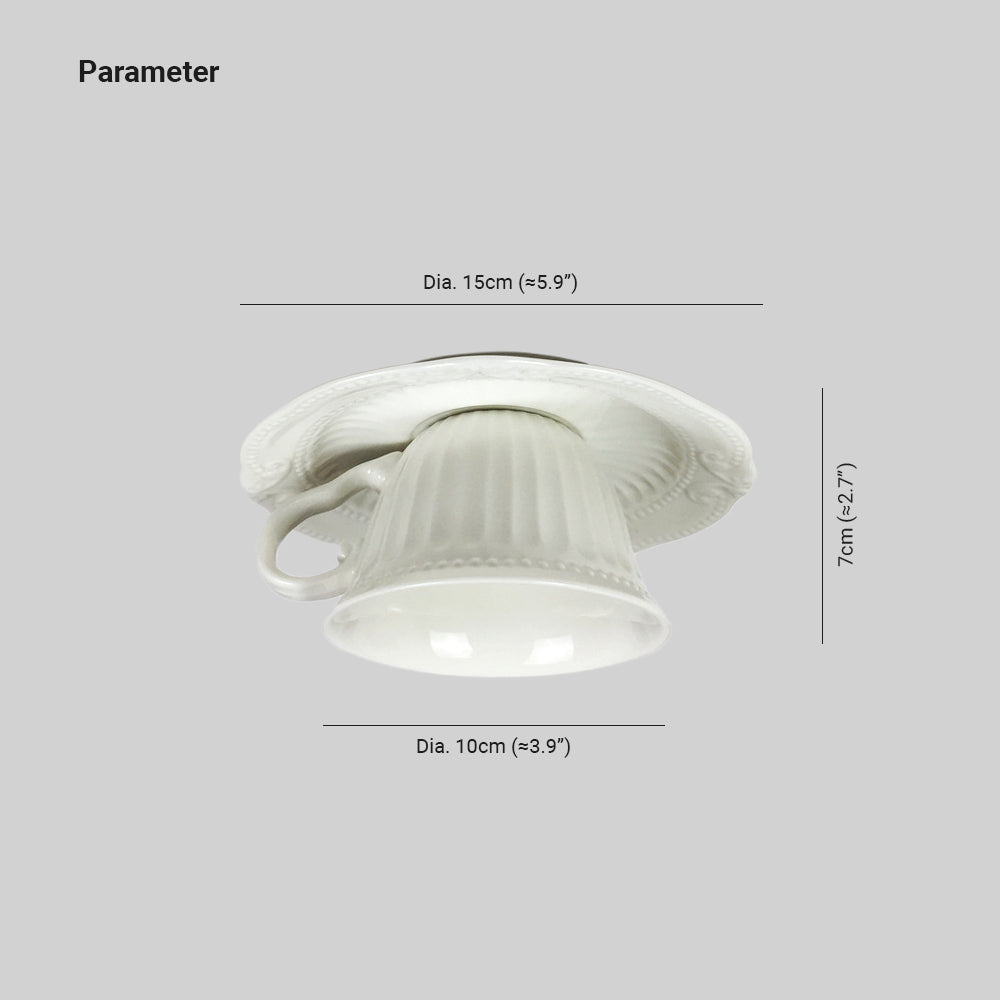 Arisha Britannico Tazza da Tè Ceramica Plafoniere Camera da Letto