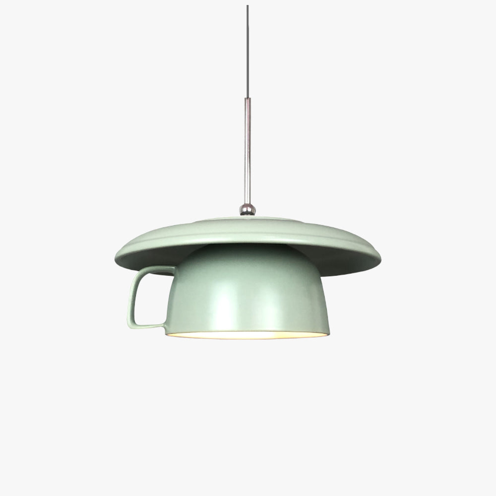Valentina Rustico Tazza Ceramica LED Lampade a Sospensione Soggiorno