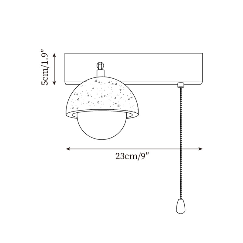Gevon Travertine Wall Lamp - Letslighting
