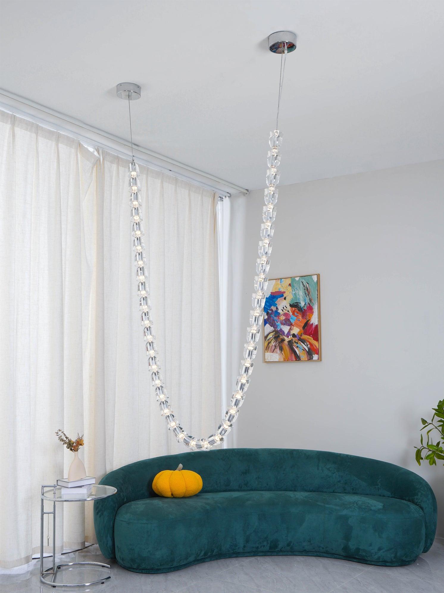 Gabriel Chrome Chandelier - Blowlighting