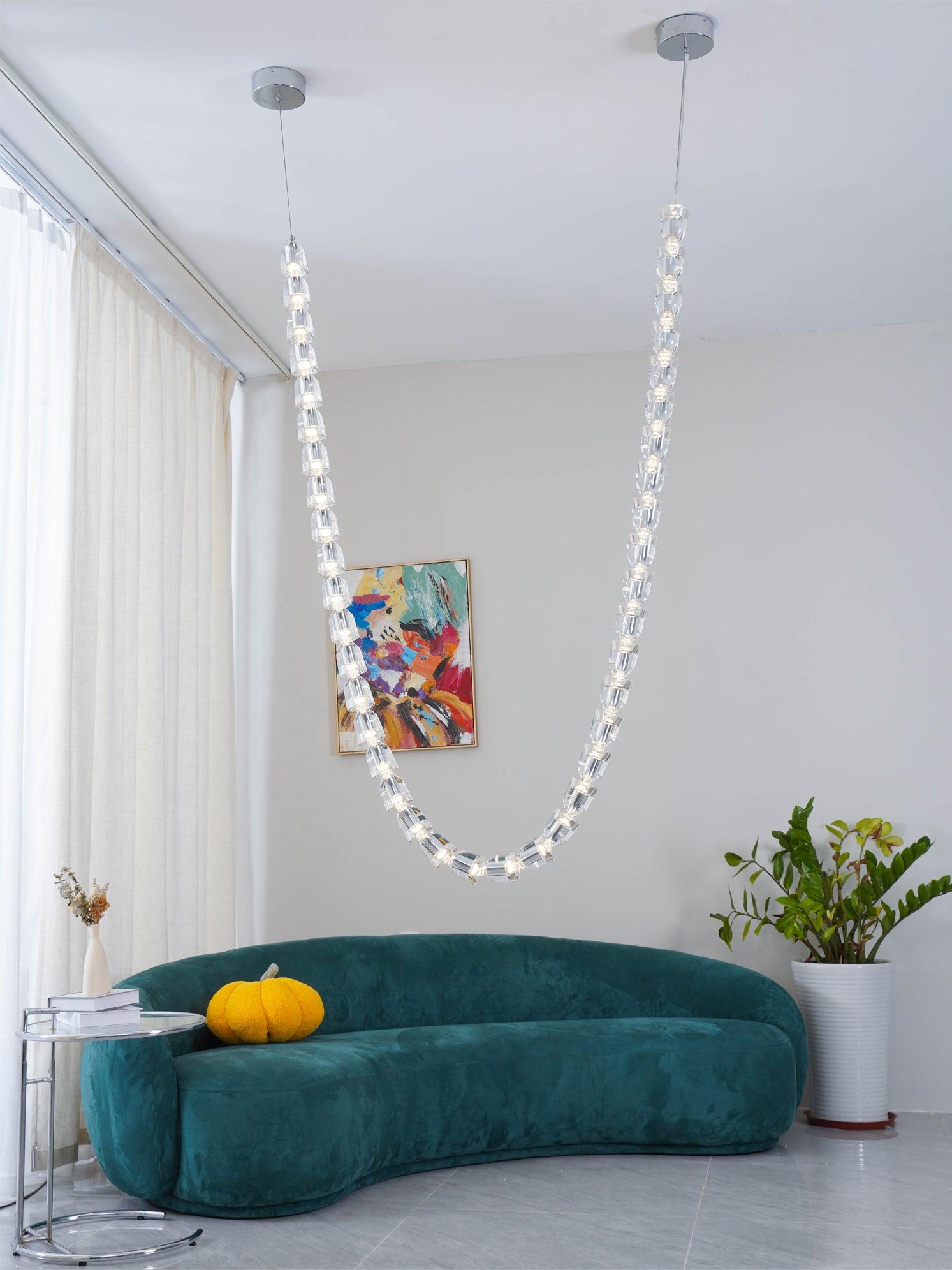 Gabriel Chrome Chandelier - Blowlighting