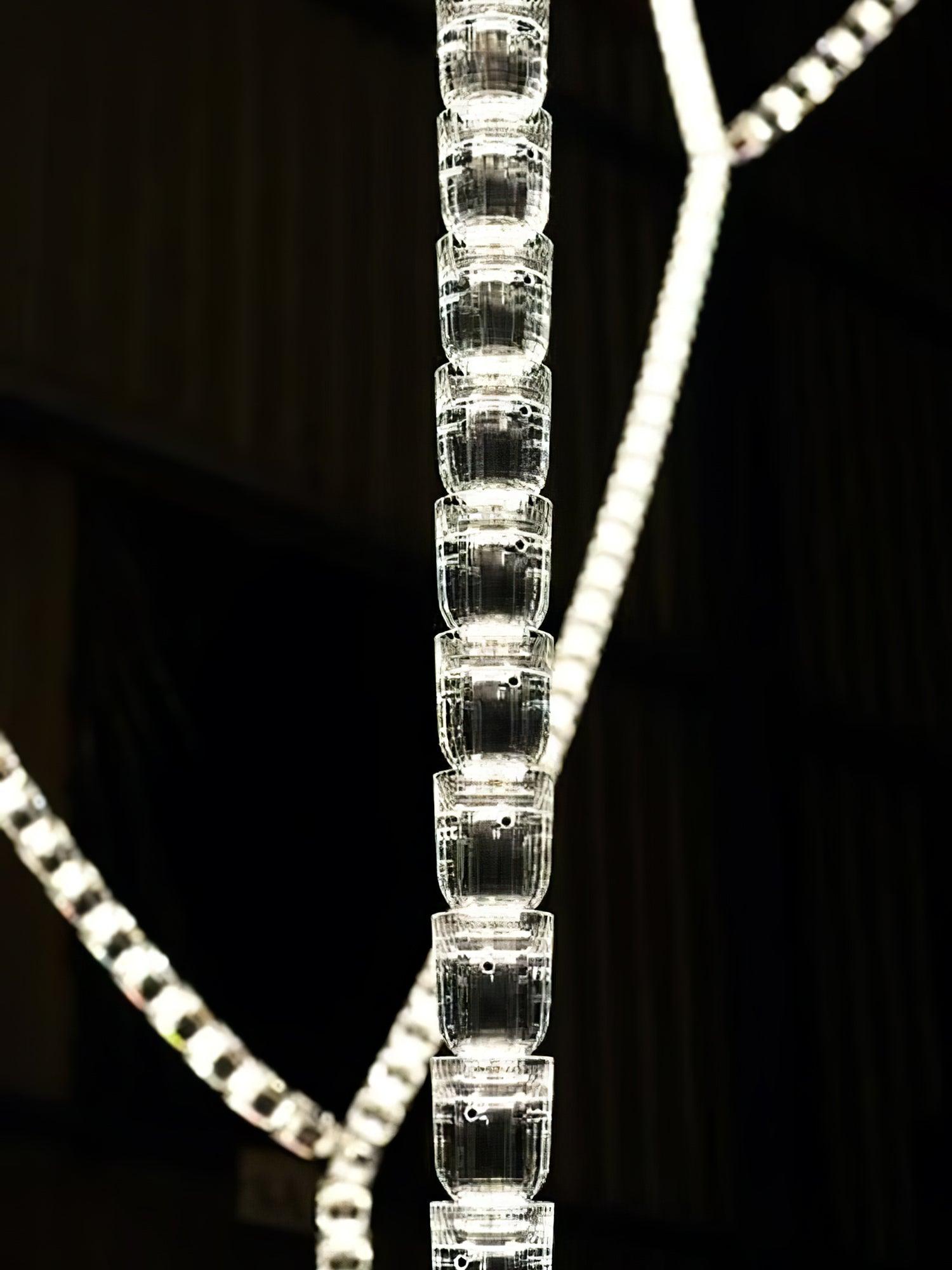 Cavenira Art Deco Crystal Chandelier - Blowlighting