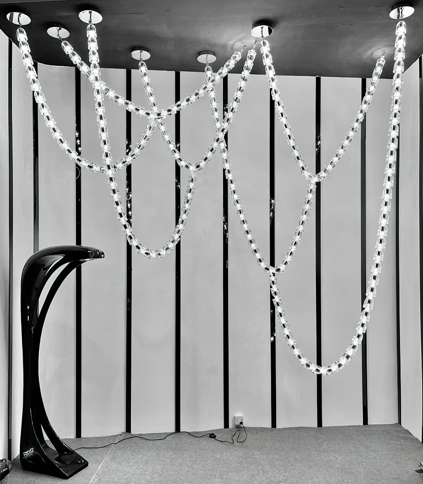 Luminara Crystal Cascade Chandelier - Blowlighting