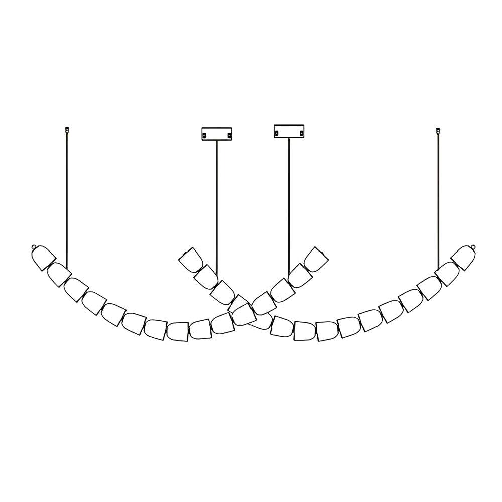 Gabriel Chrome Chandelier - Blowlighting