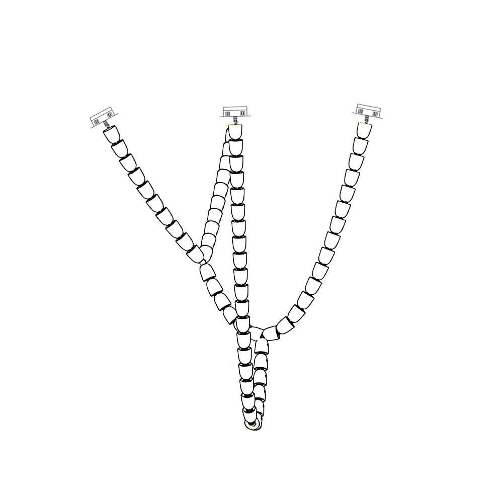 Gabriel Chrome Chandelier - Blowlighting