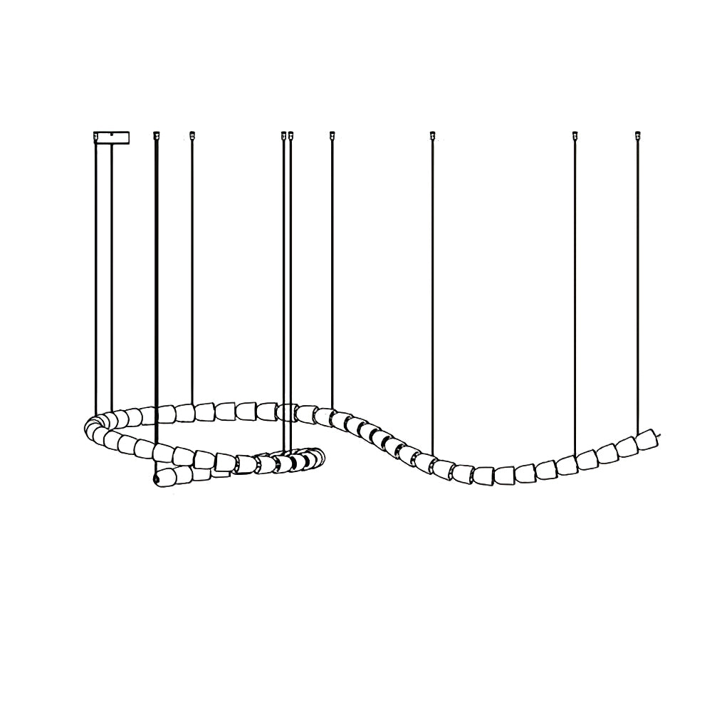 Gabriel Chrome Chandelier - Blowlighting