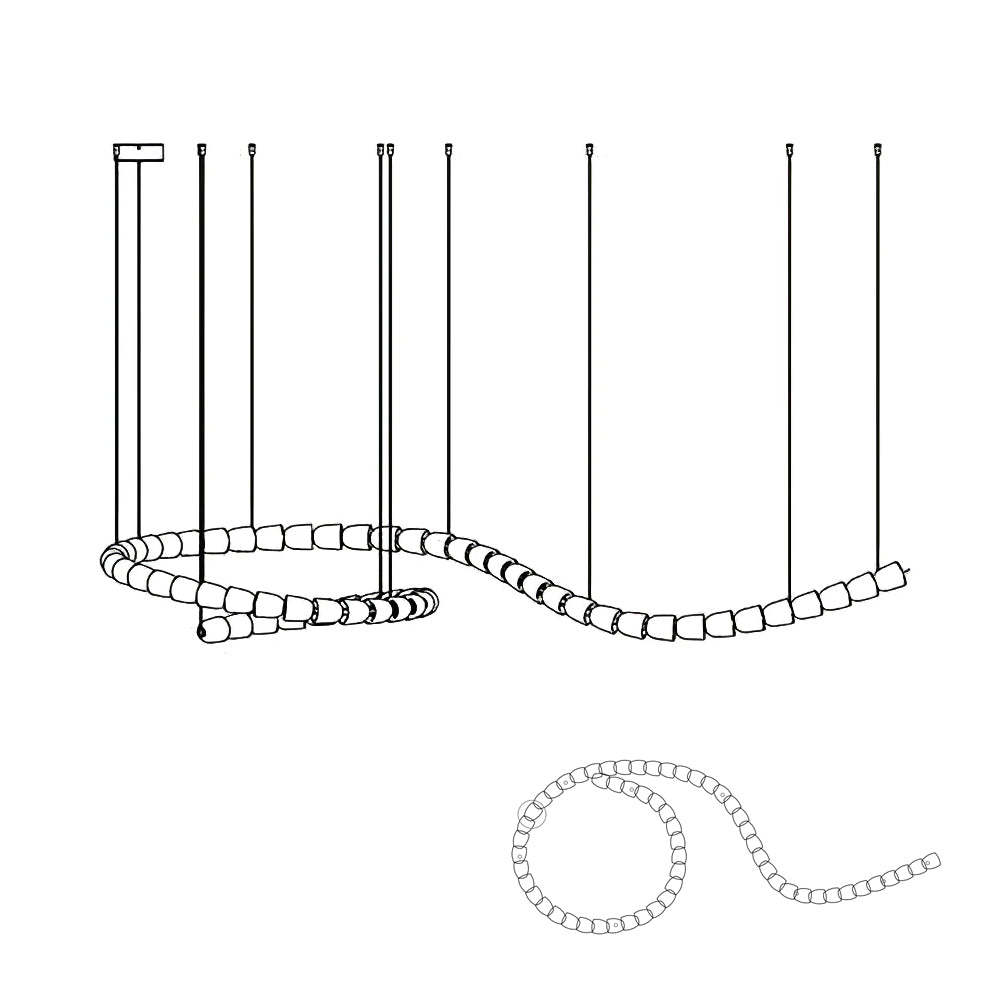 Gabriel Chrome Chandelier - Blowlighting