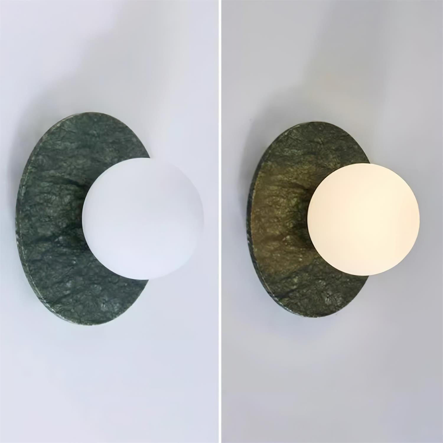 Avi Lampada da Parete Globo Minimalista in Marmo