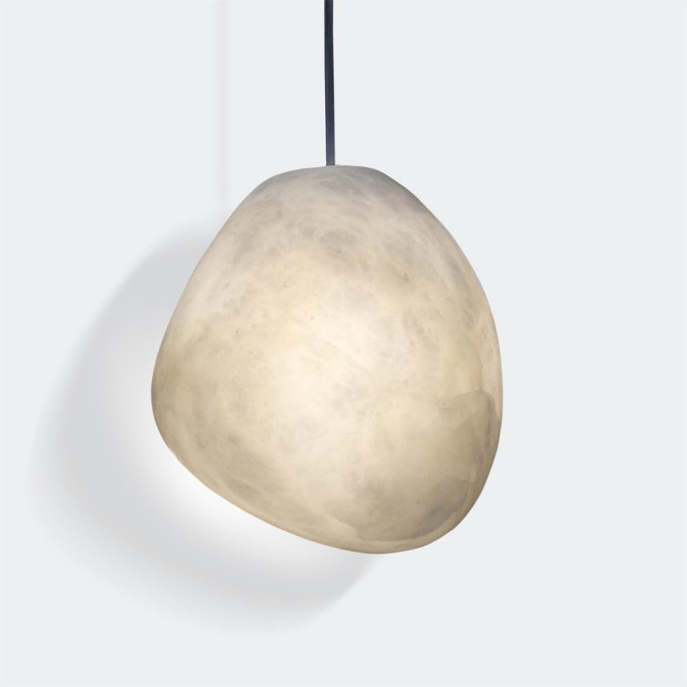 Codoriel Modern Minimalist Brass Alabaster Pendant Light - Lamp Copper