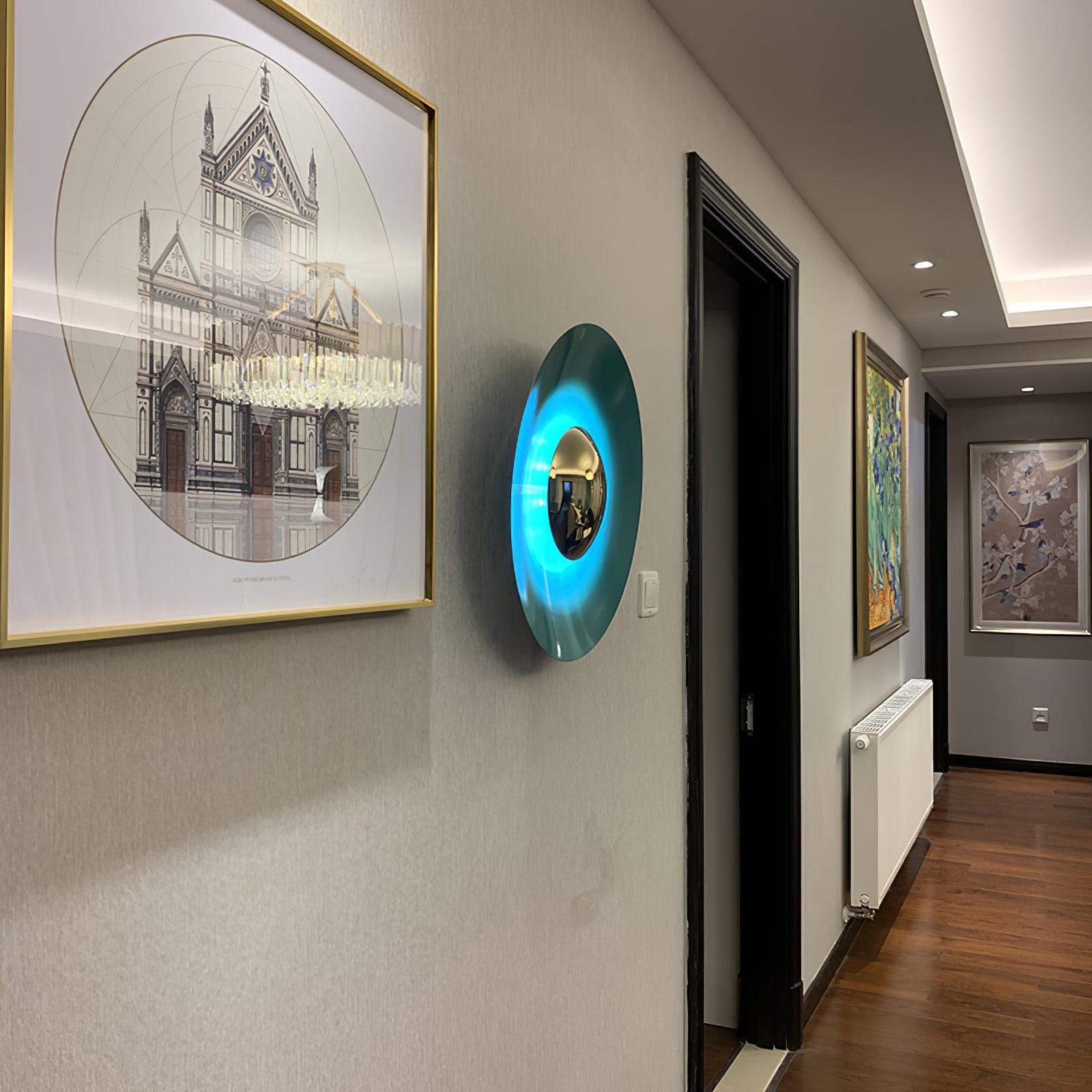 Wall Lamp Eclipse Inspired Halo Glow Modern Minimalist Art Accent - Letslighting